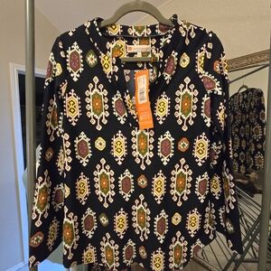 Jude Connally NWT Medalion Blouse $168 Retail XS